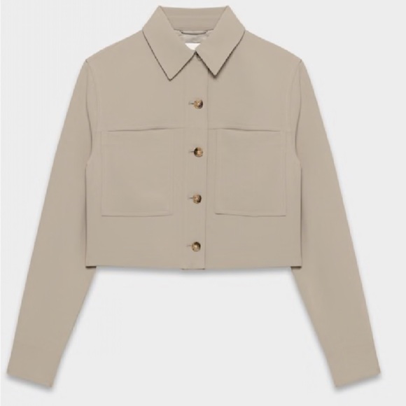Aritzia Jackets & Blazers - Aritzia Wilfred Little Cropped Jacket-Crepette Size 6